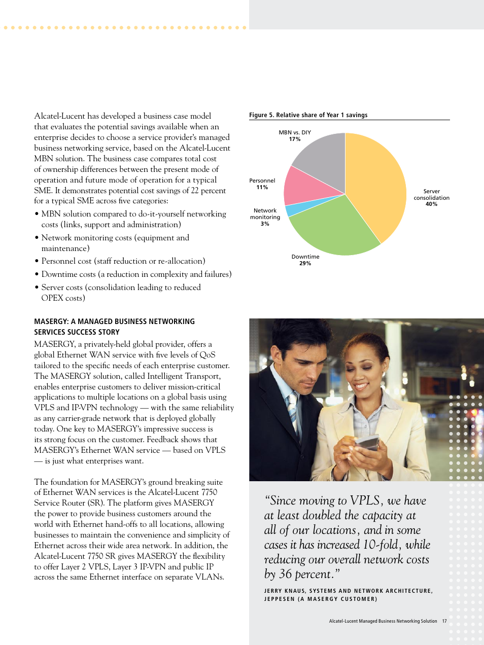 Alcatel-Lucent Managed Business Network User Manual | Page 17 / 20