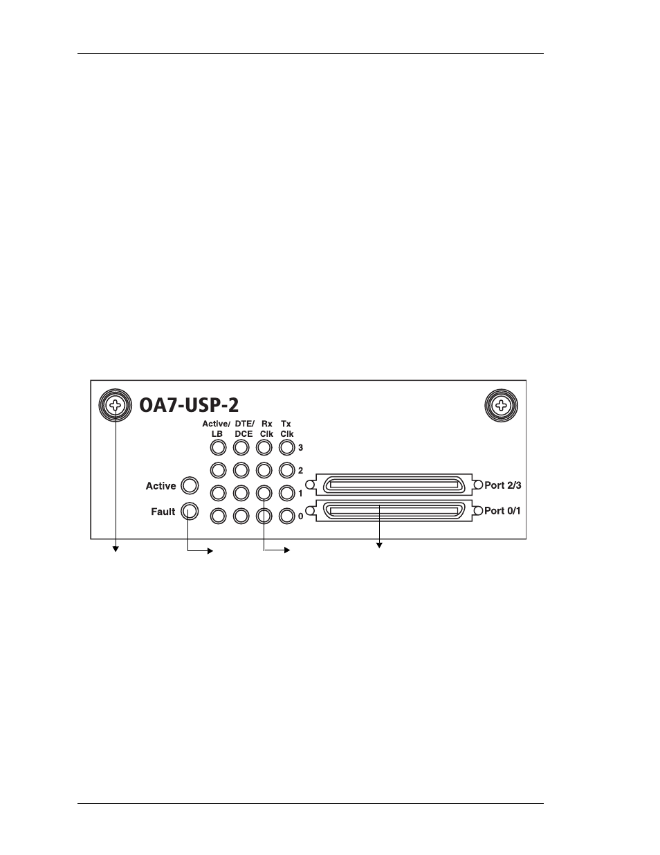 Serial line card (v.35/x.21) 20, Beta, Oa7-usp-2 | Alcatel-Lucent OMNIACCESS 740 User Manual | Page 28 / 92