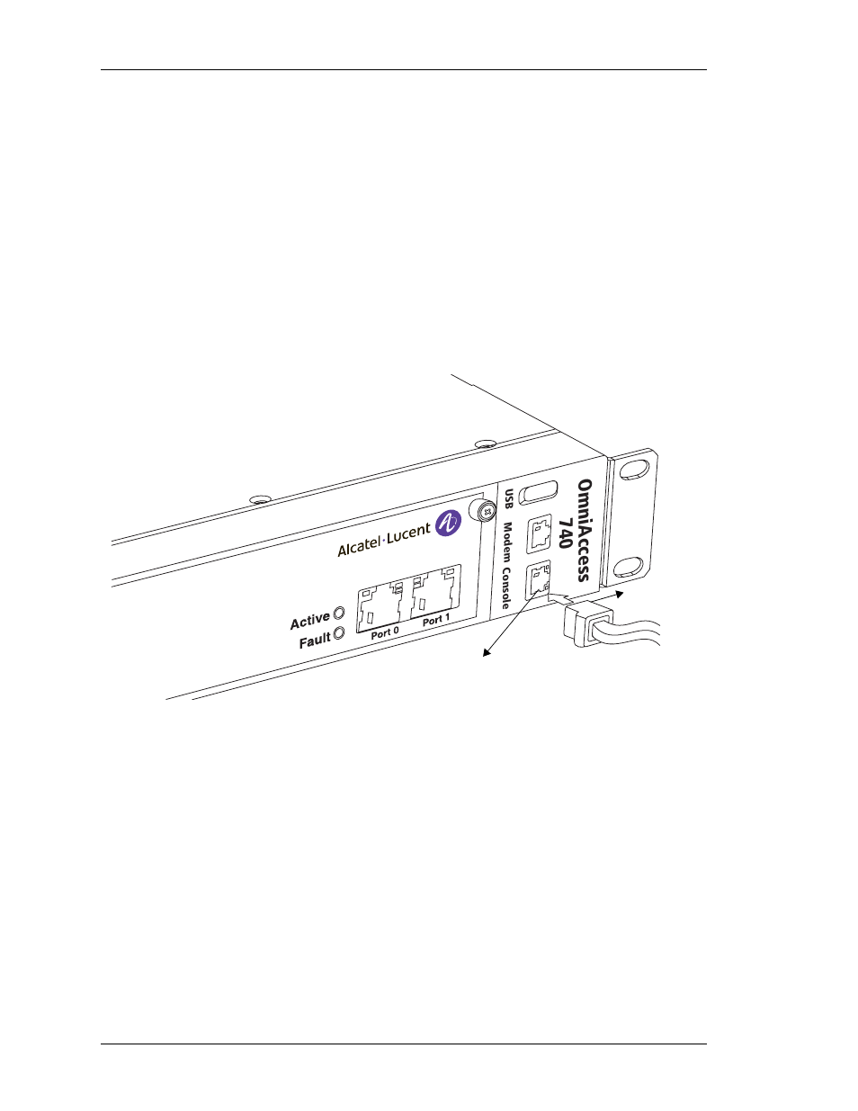 Connecting to the system console port, Connecting to the system console 44, Beta | Alcatel-Lucent OMNIACCESS 740 User Manual | Page 52 / 92