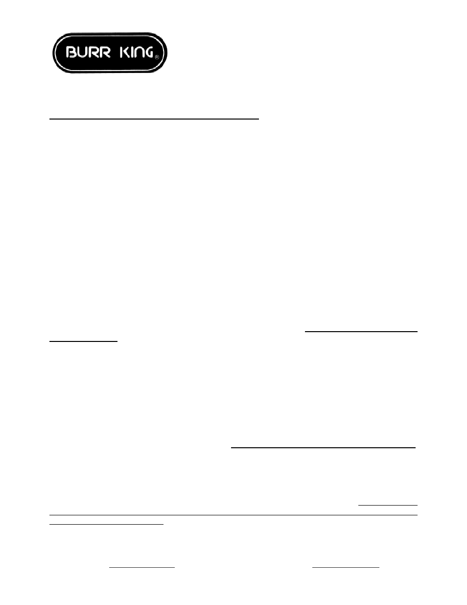 Burr king mfg. co., inc | Burr King Model 760 User Manual | Page 7 / 17