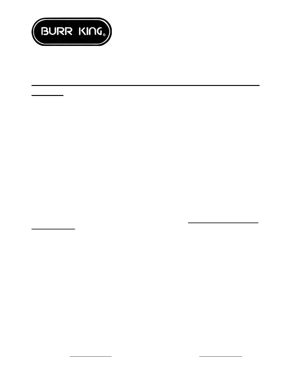 Burr king mfg. co., inc | Burr King Model 960-250 User Manual | Page 9 / 18