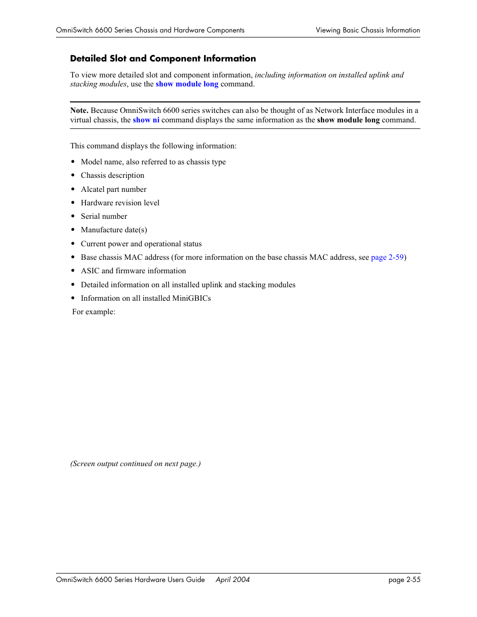 Alcatel-Lucent Omni 6624 User Manual | Page 75 / 114