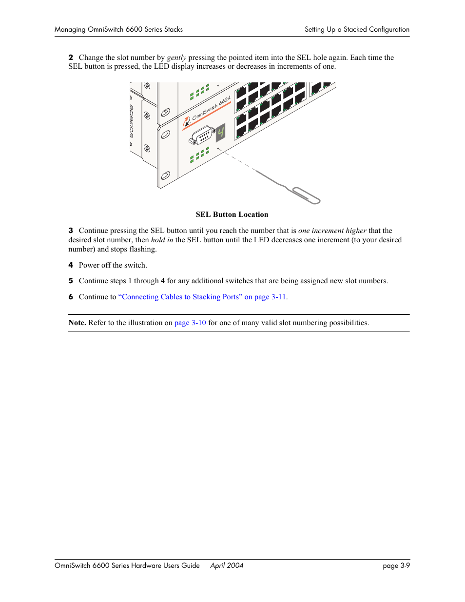 Power off the switch | Alcatel-Lucent Omni 6624 User Manual | Page 89 / 114