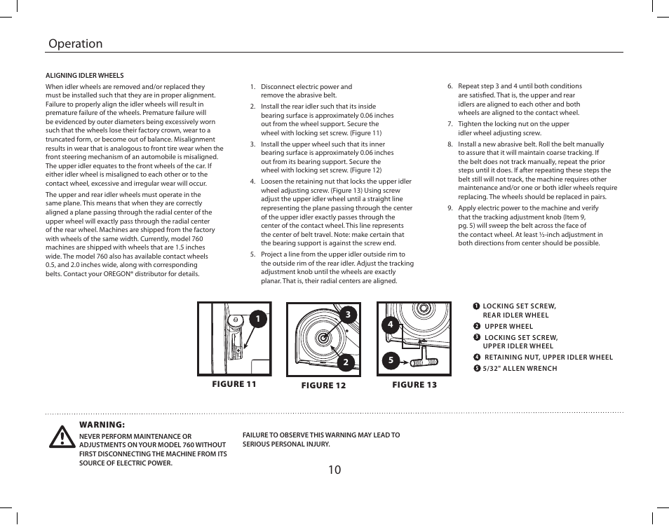 10 operation | Burr King Oregon Model 760 With Mower Blade User Manual | Page 10 / 44