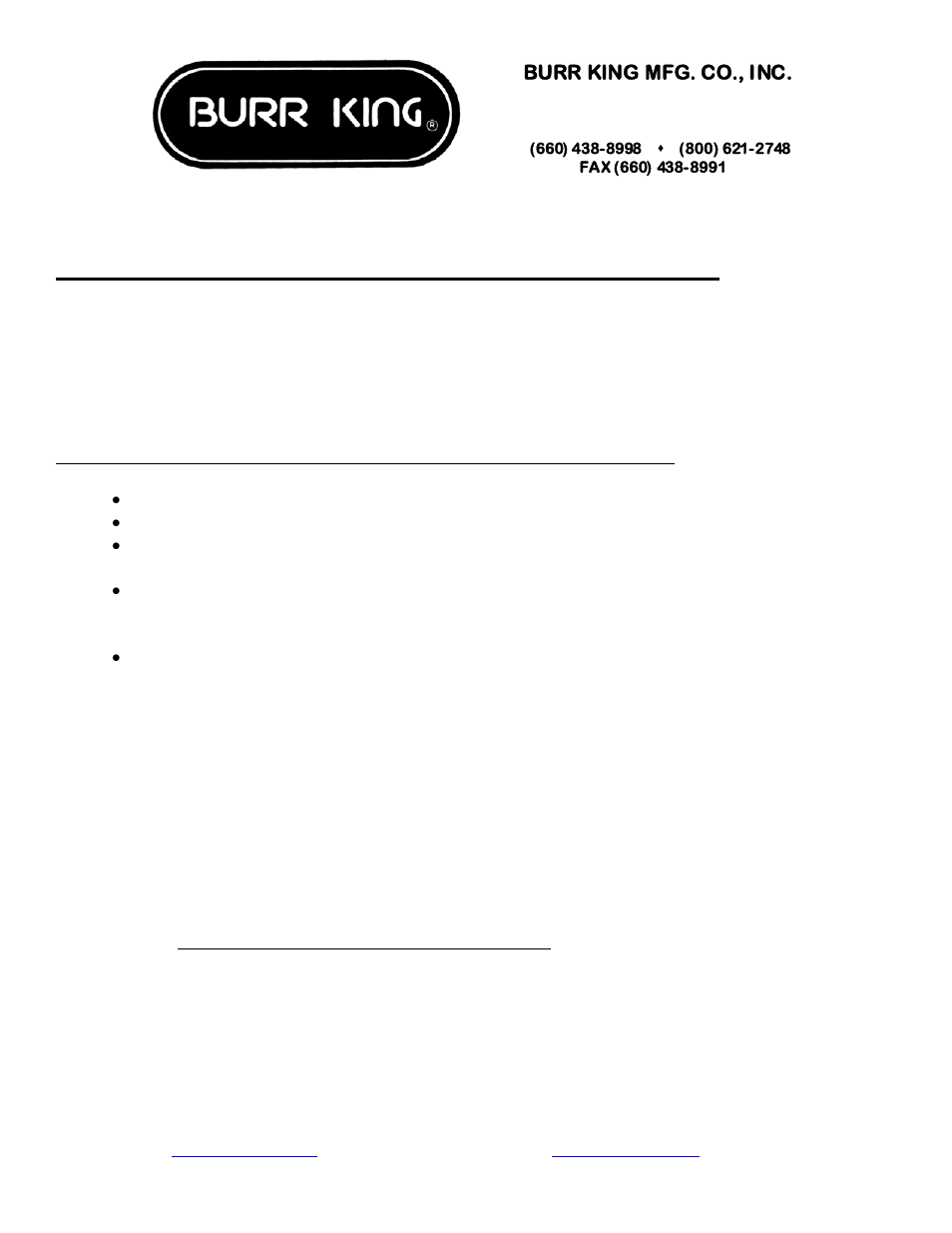 Burr King Model 1050 Tube Finisher User Manual | Page 4 / 13
