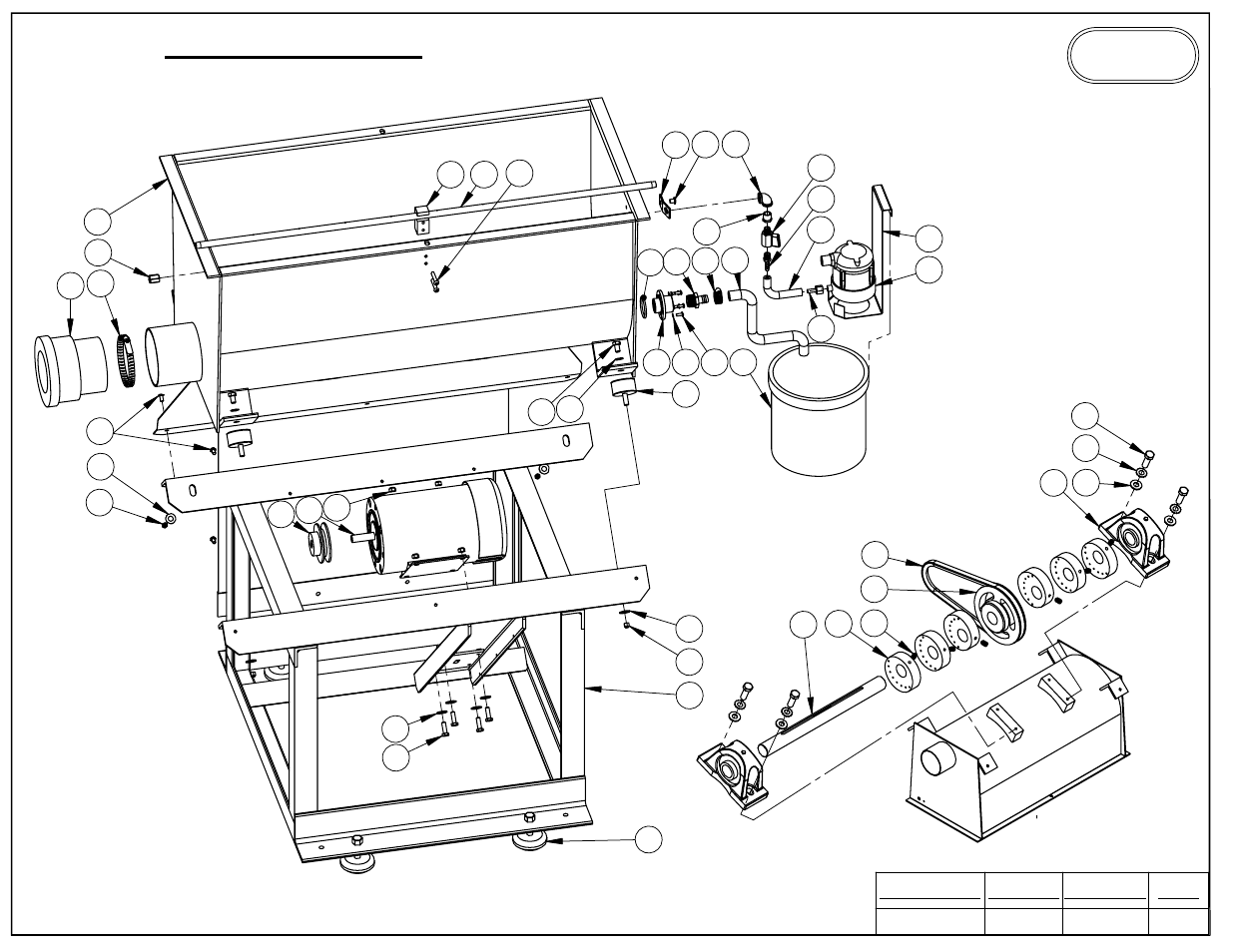Bottom view, Schematic, Burr king | Burr King Model 85 User Manual | Page 13 / 20