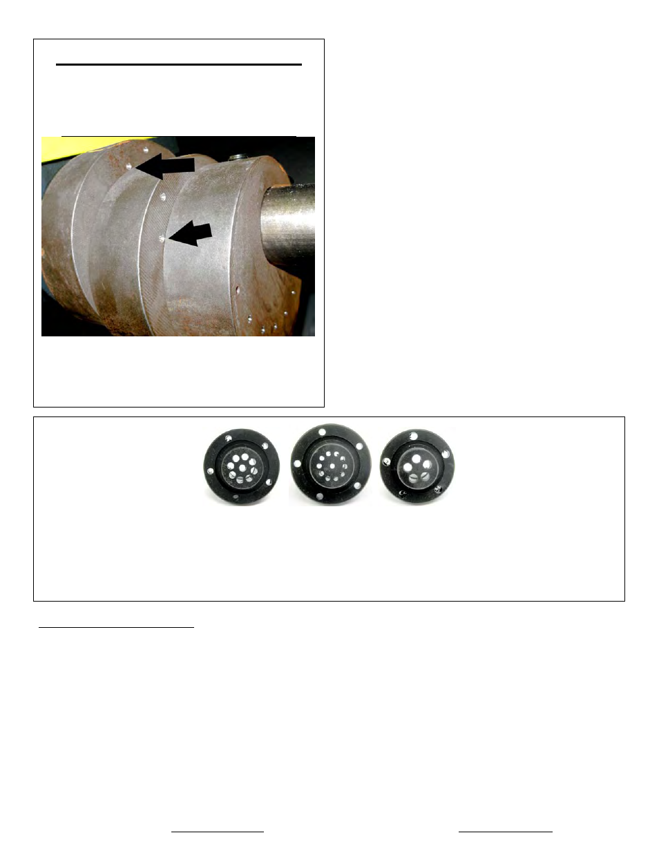 Reference weight adjustments, Factory set-up on a m45 for ceramic | Burr King Model 85 User Manual | Page 8 / 20