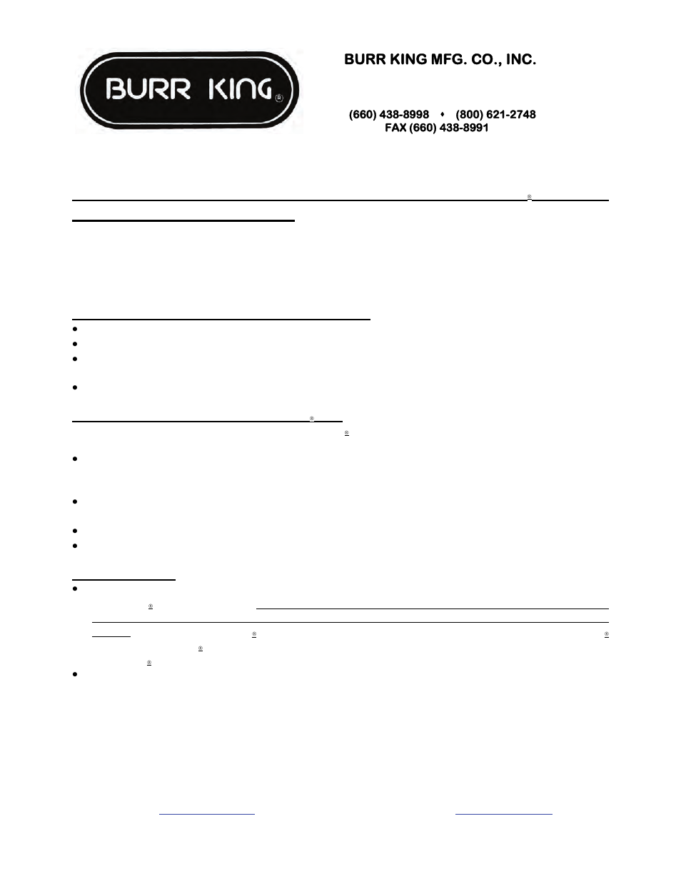 Enhanced performance vibratory bowls, Avoid electrocution hazards, Avoid fire and explosion hazards | Burr king mfg. co., inc | Burr King Model 200s User Manual | Page 7 / 16