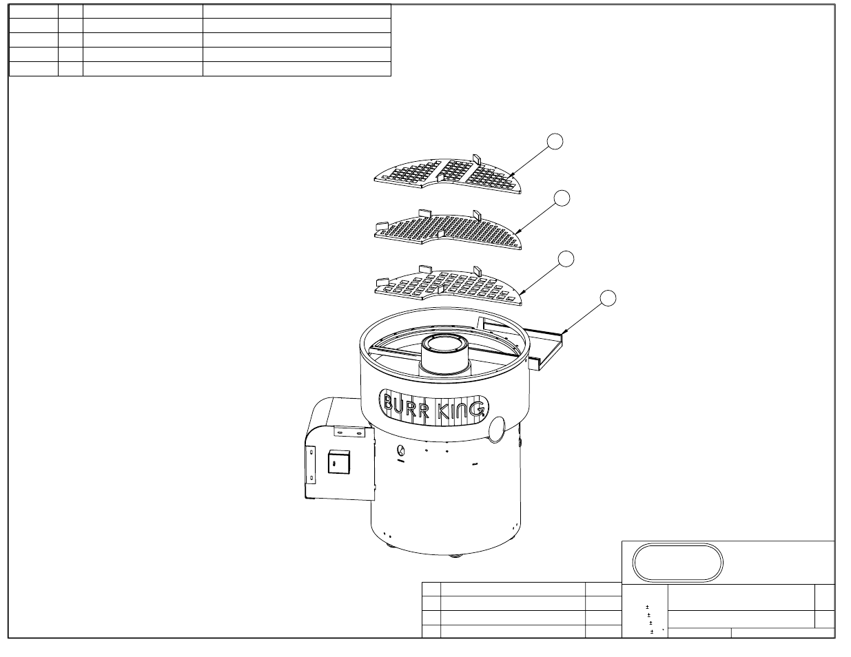 M40 screens - sheet1.pdf, Burr king, M40 media screens m40 options | Burr King M40 CombiPak User Manual | Page 14 / 24