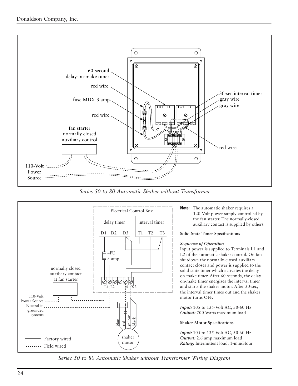Preliminary start-up check, Start-up, Service information | Ez filter pack installation | Burr King BK75 User Manual | Page 25 / 35