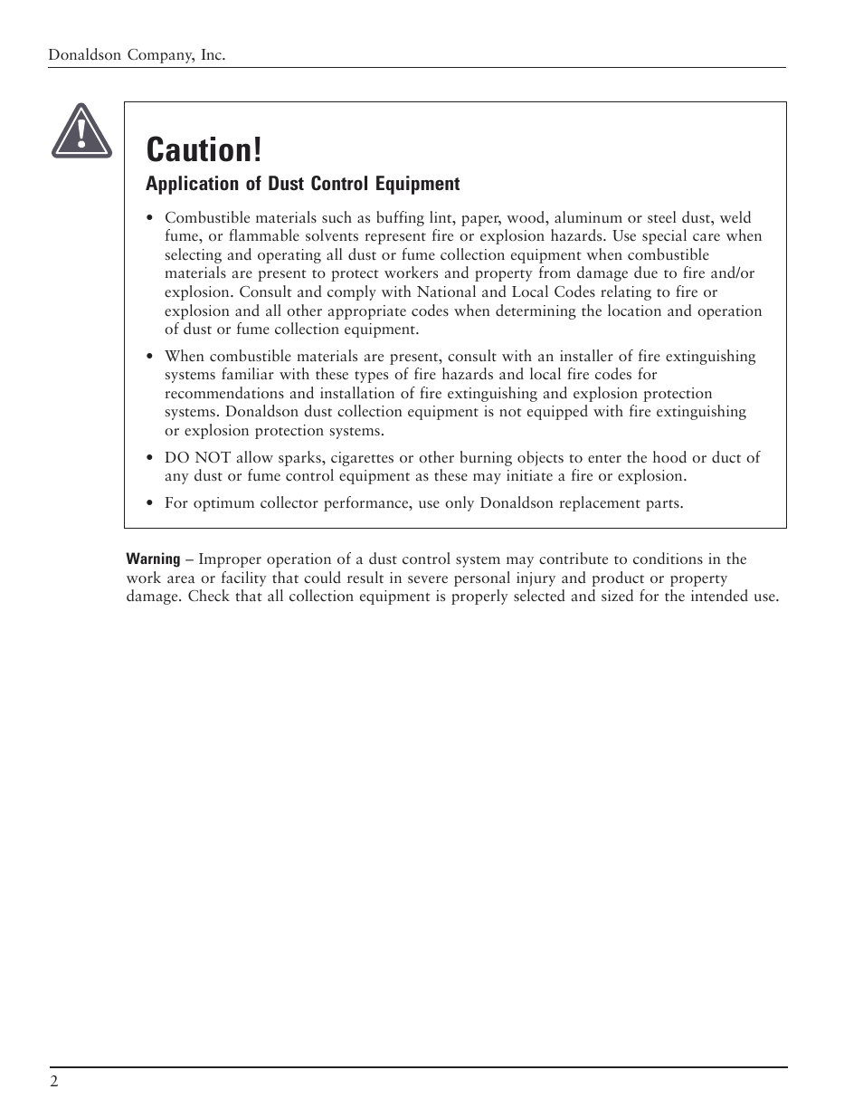 Caution | Burr King BK75 User Manual | Page 3 / 35