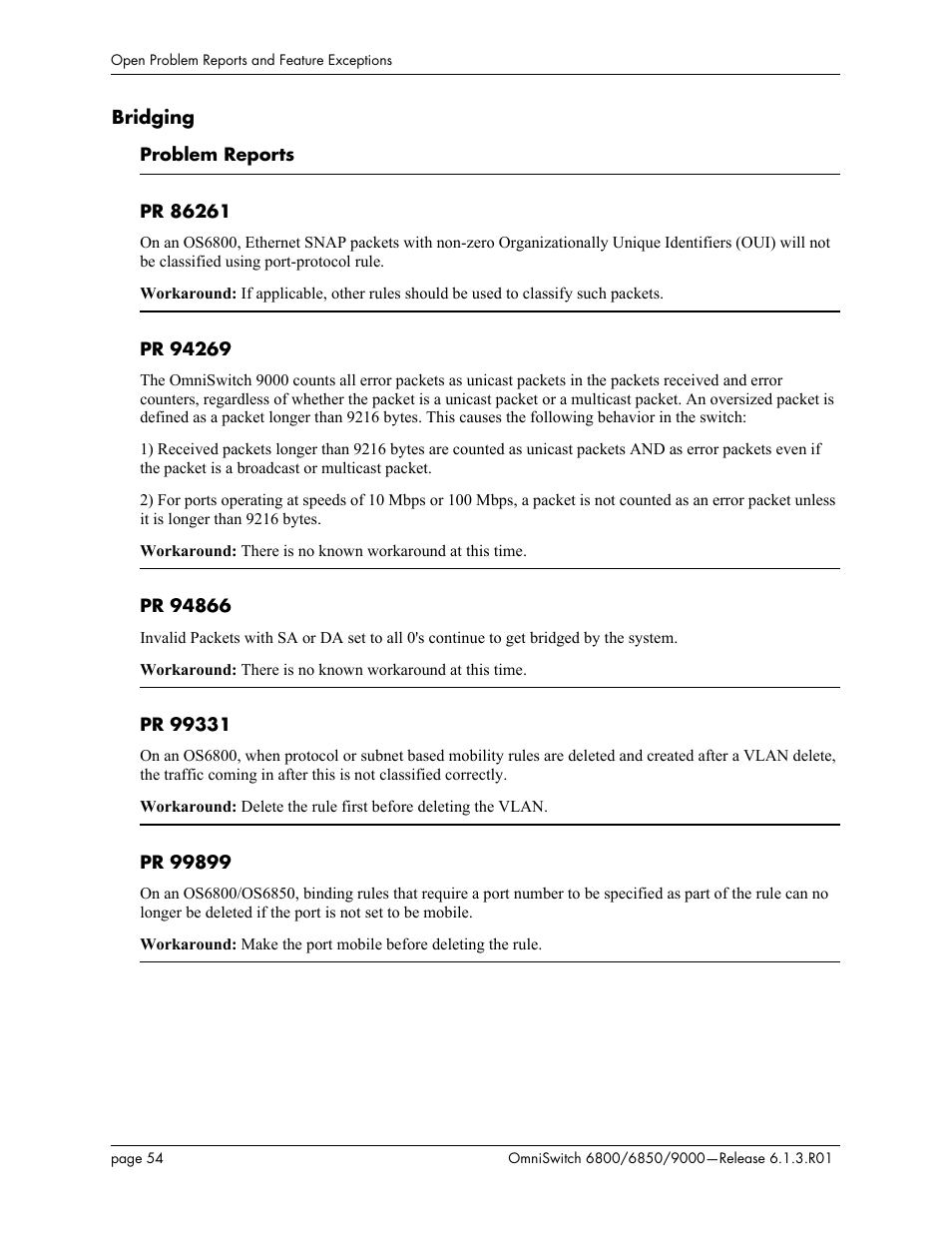 Bridging | Alcatel-Lucent 6850 User Manual | Page 54 / 86