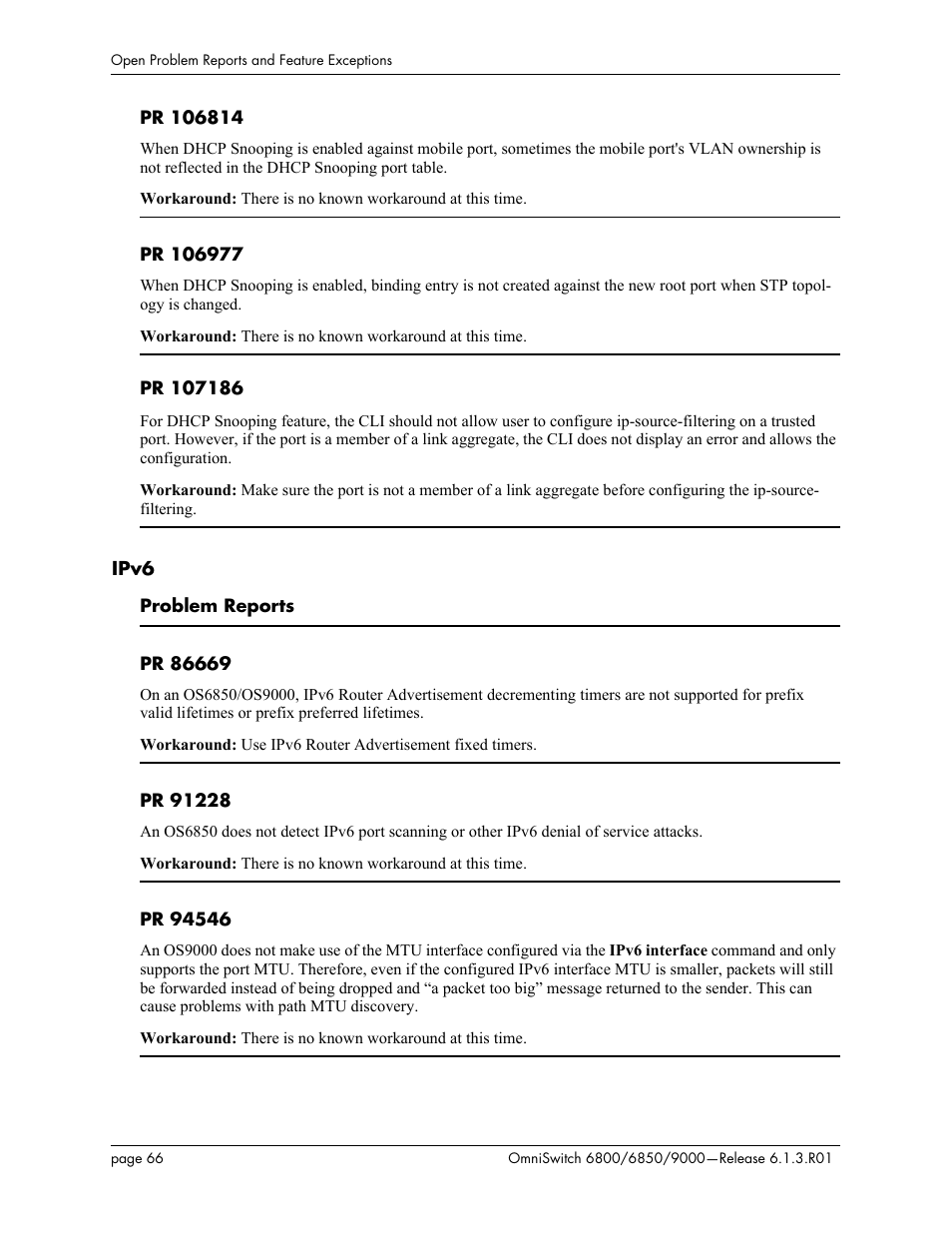 Ipv6 | Alcatel-Lucent 6850 User Manual | Page 66 / 86