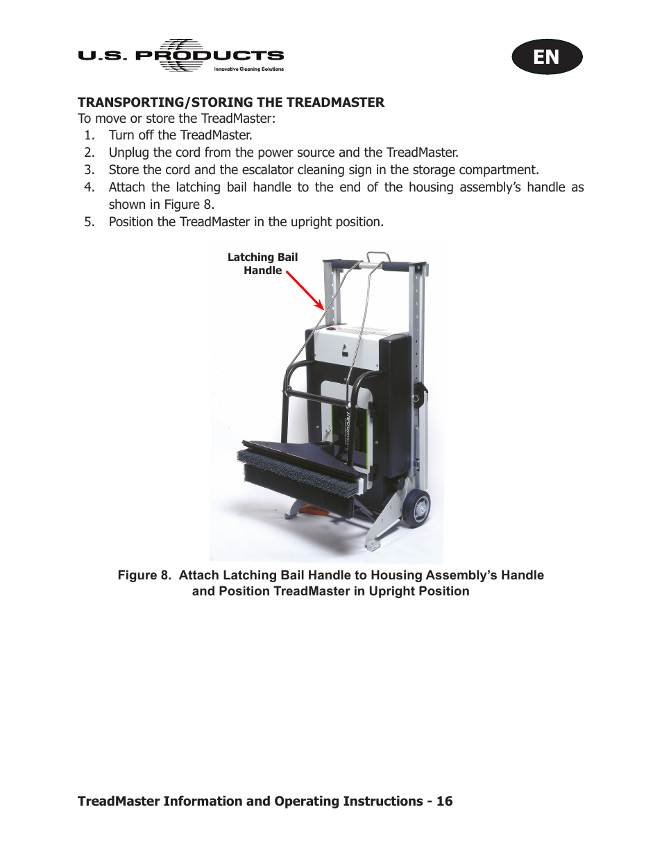 U.S. Products TREADMASTER User Manual | Page 22 / 70