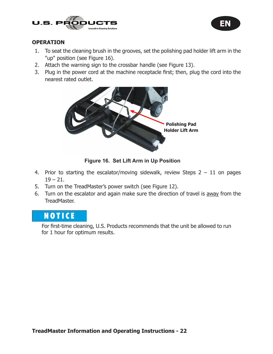 U.S. Products TREADMASTER User Manual | Page 28 / 70