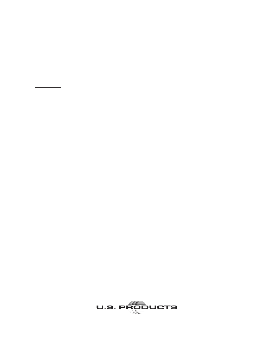 Flood king, 120v | U.S. Products FLOOD KING User Manual | Page 8 / 8