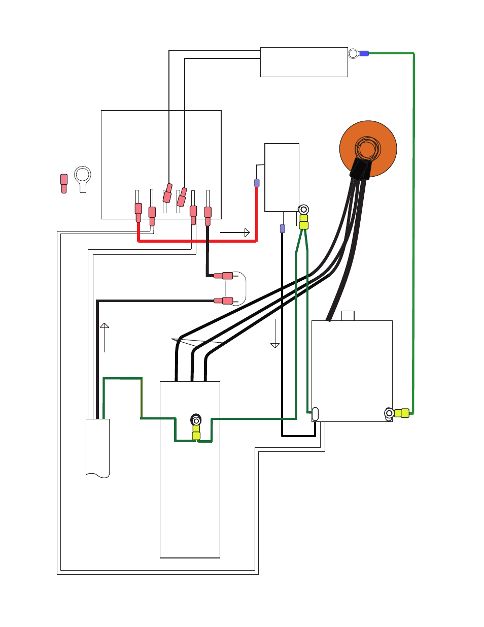 Transformer high vol t s out safet y swit ch fa n | U.S. Products OASIS PLUS User Manual | Page 6 / 8
