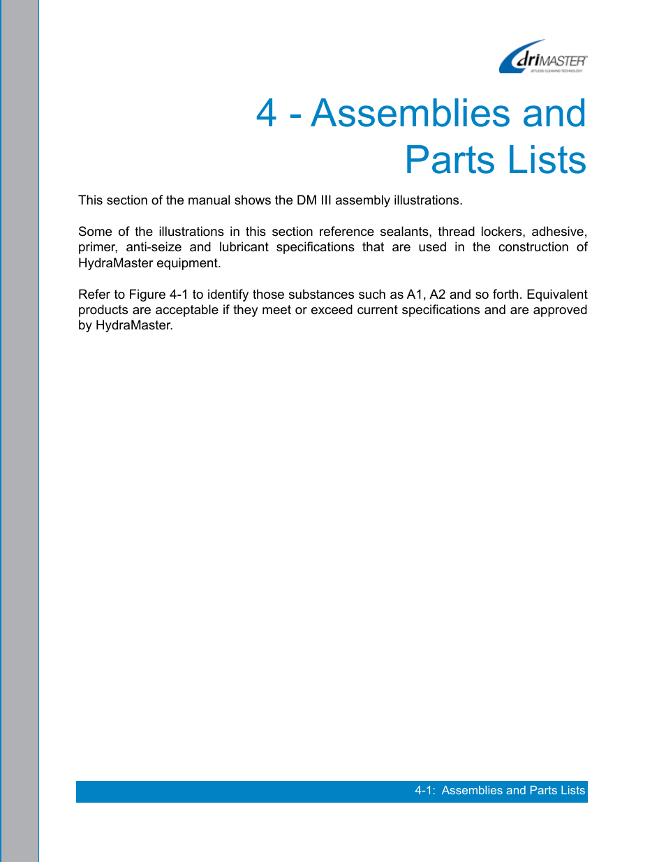 4 - assemblies and parts lists | U.S. Products DRIMASTER 3 UPHOLSTERY TOOL User Manual | Page 21 / 32