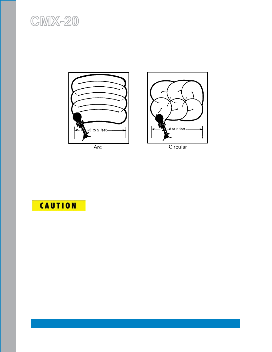 Figure 4-4. correct cleaning patterns -4, Cmx-20 | U.S. Products CMX-20 ROTARY EXTRACTOR User Manual | Page 20 / 54