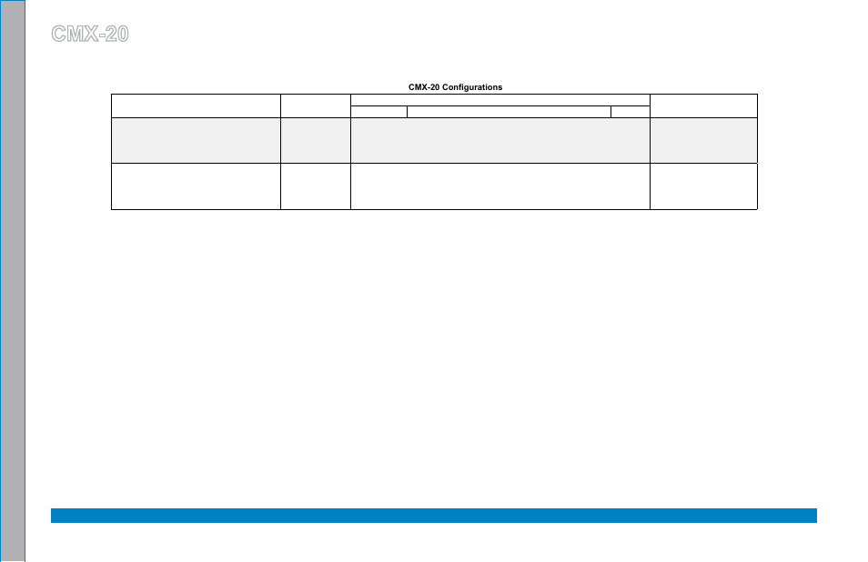 See table 8-1, Cmx-20 | U.S. Products CMX-20 ROTARY EXTRACTOR User Manual | Page 32 / 54