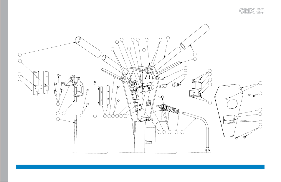 Cmx-20, 5: assembly drawings and parts lists, 120 v version shown here | U.S. Products CMX-20 ROTARY EXTRACTOR User Manual | Page 35 / 54