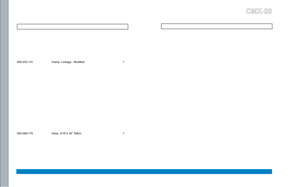 Cmx-20 | U.S. Products CMX-20 ROTARY EXTRACTOR User Manual | Page 47 / 54