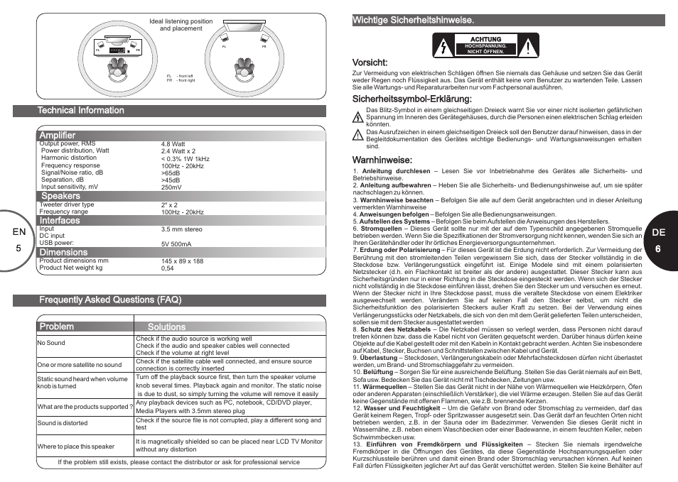 Microlab B 18 User Manual | Page 4 / 10