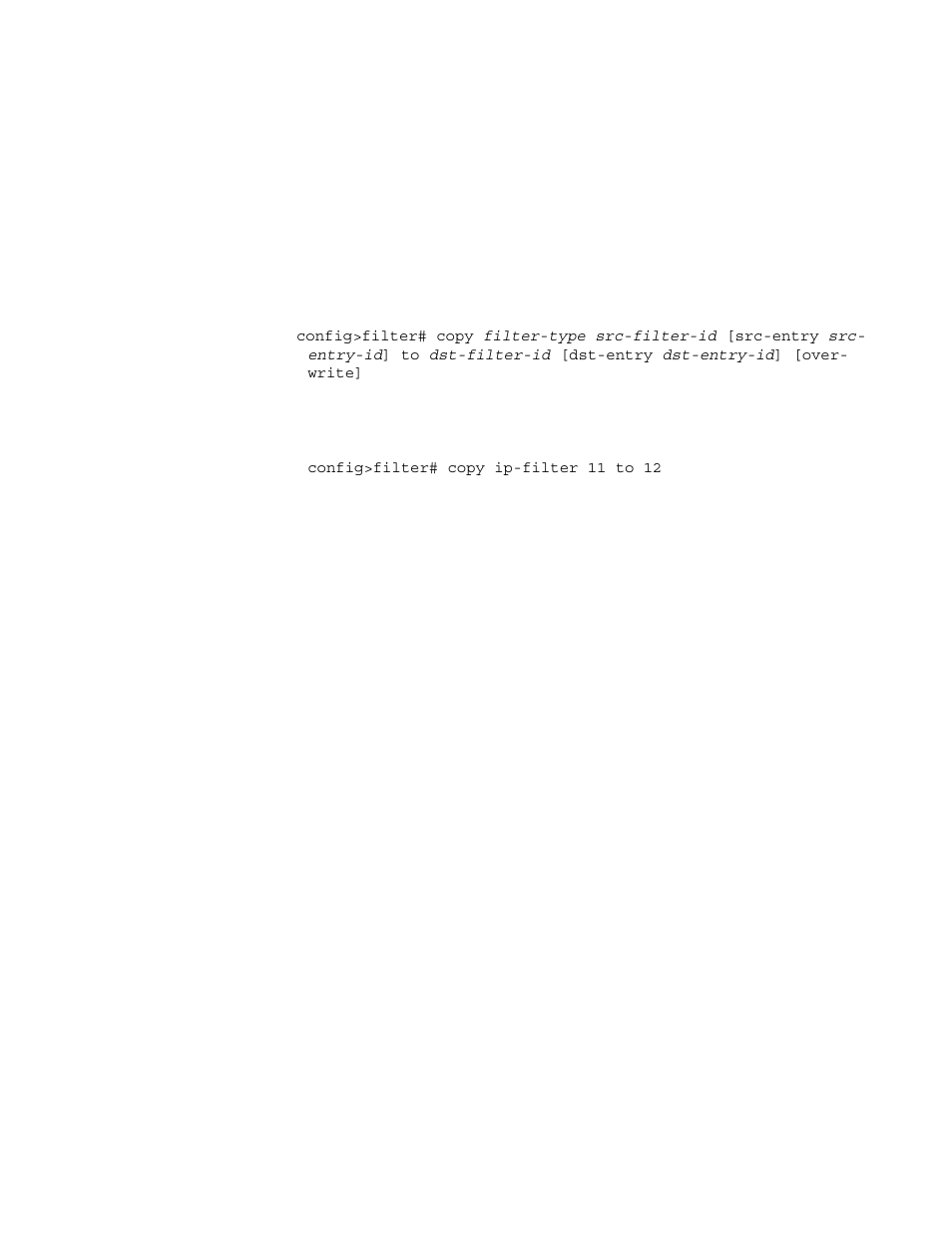 Copying filter policies | Alcatel-Lucent 7750 SR OS User Manual | Page 349 / 482