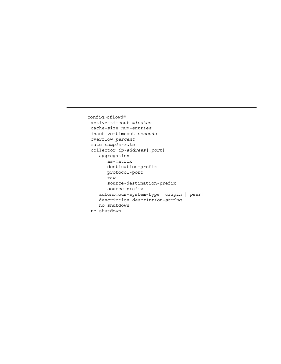 Configuring cflowd | Alcatel-Lucent 7750 SR OS User Manual | Page 448 / 482