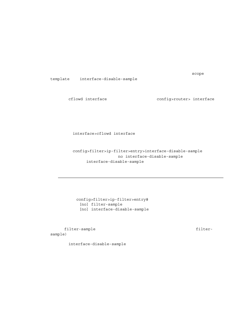 Specifying sampling options in filter entries, Filter configurations | Alcatel-Lucent 7750 SR OS User Manual | Page 457 / 482