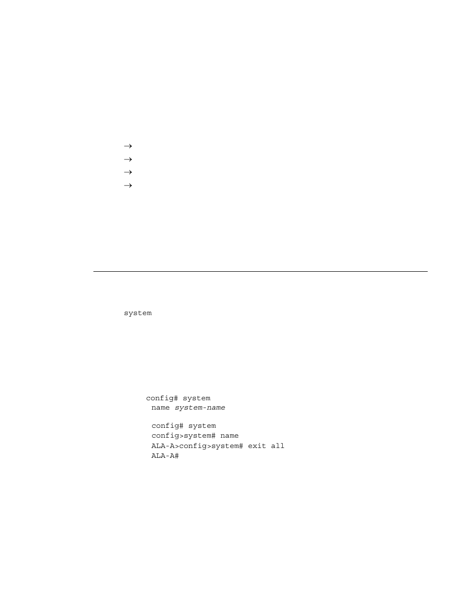 Common configuration tasks, Configuring a system name | Alcatel-Lucent 7750 SR OS User Manual | Page 49 / 482