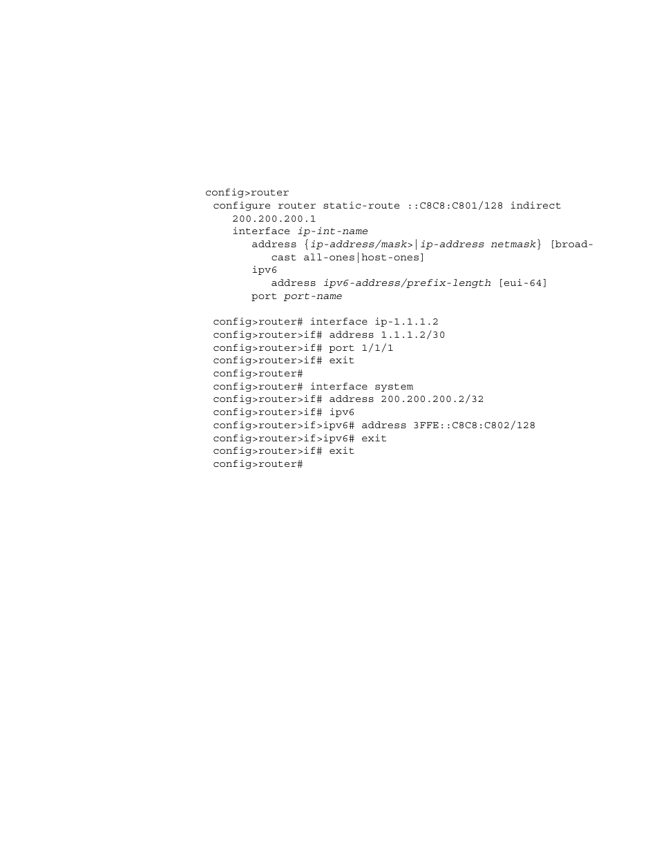 Tunnel egress node | Alcatel-Lucent 7750 SR OS User Manual | Page 61 / 482
