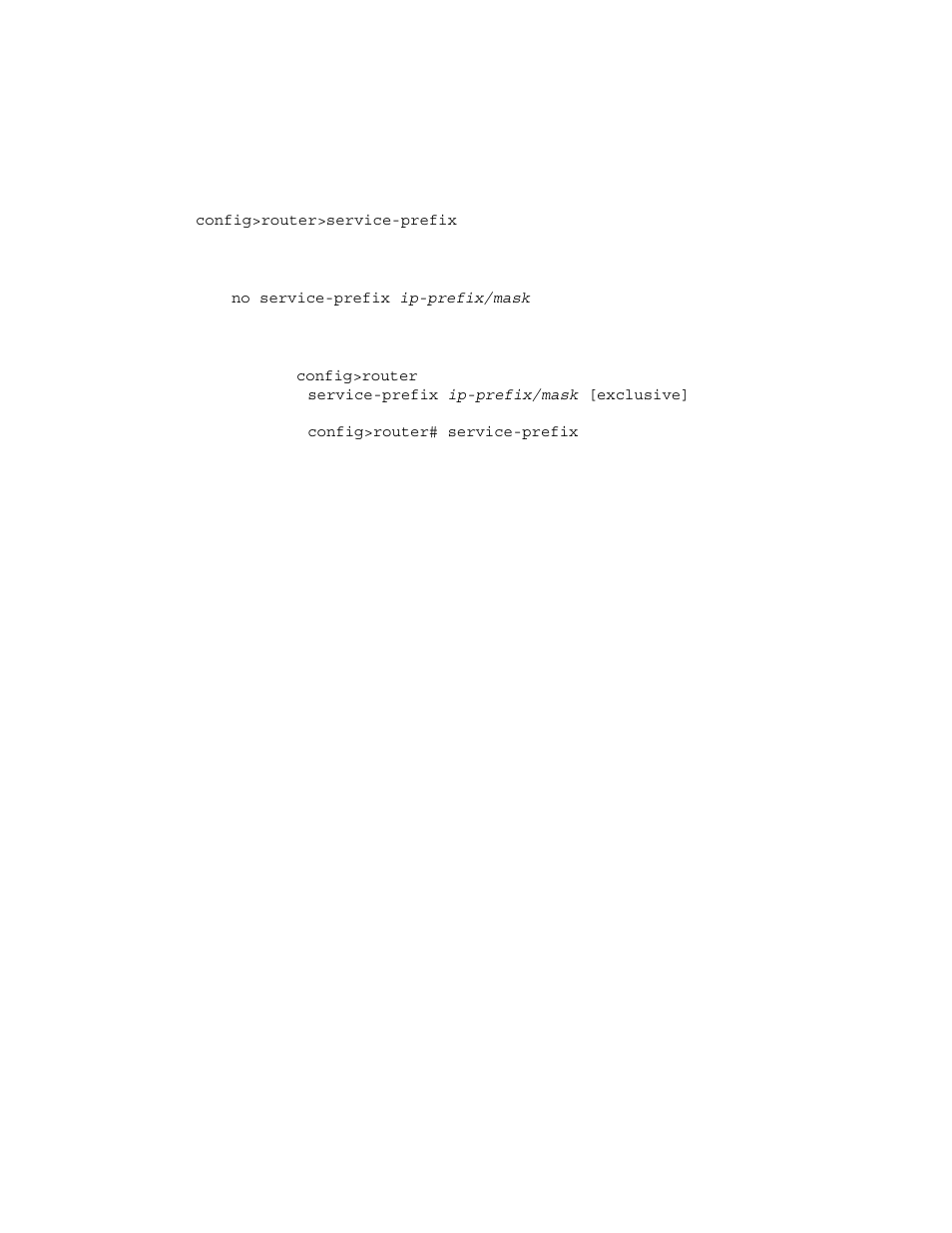 Creating an ip address range | Alcatel-Lucent 7750 SR OS User Manual | Page 71 / 482