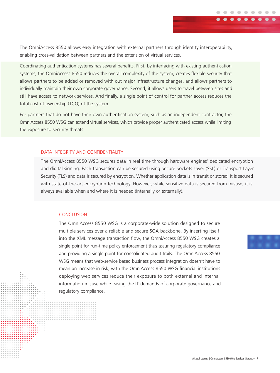 Alcatel-Lucent OmniAccess 8550  EN User Manual | Page 7 / 8