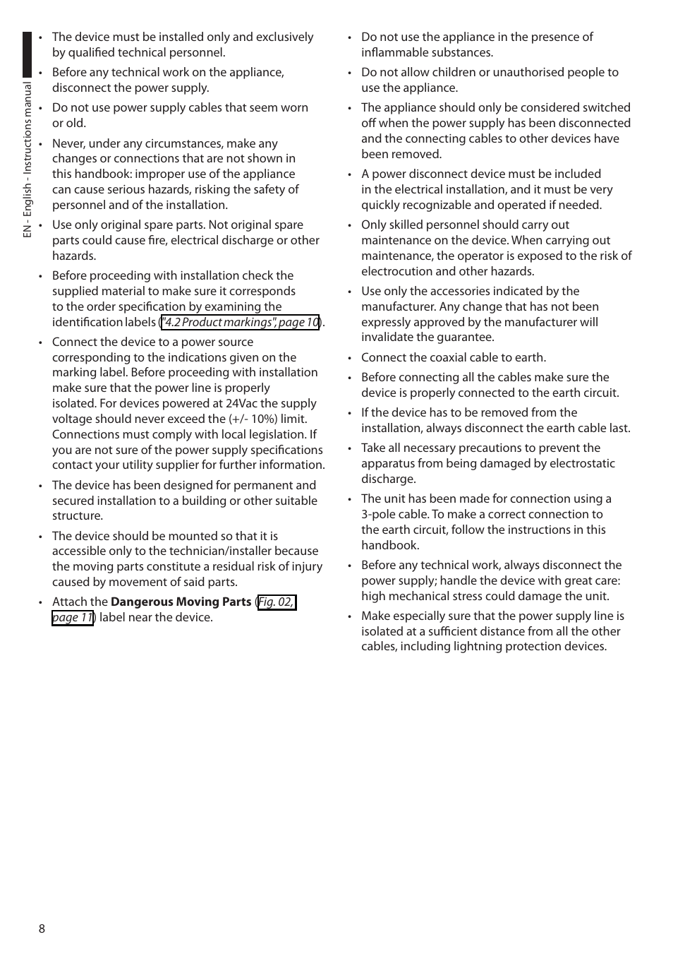 Videotec ULISSE COMPACT THERMAL User Manual | Page 10 / 268