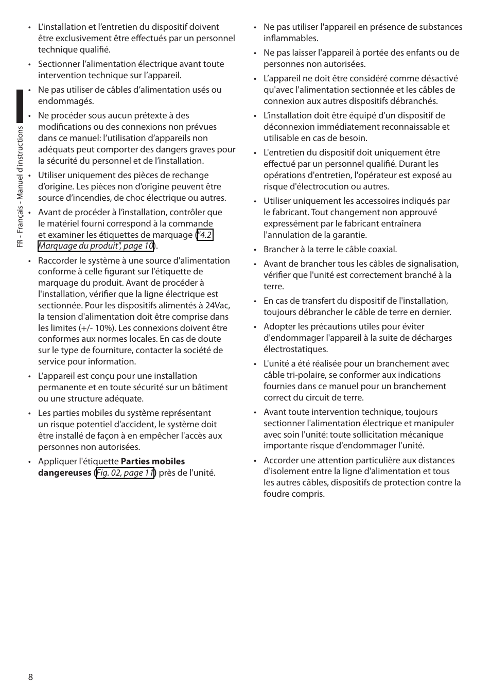 Videotec ULISSE COMPACT THERMAL User Manual | Page 142 / 268