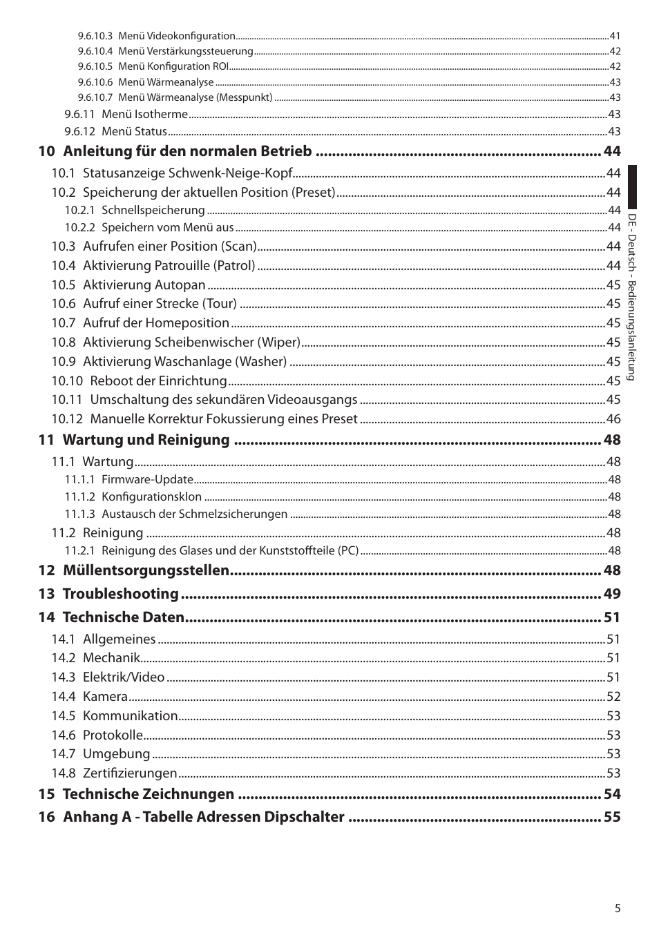 Videotec ULISSE COMPACT THERMAL User Manual | Page 205 / 268