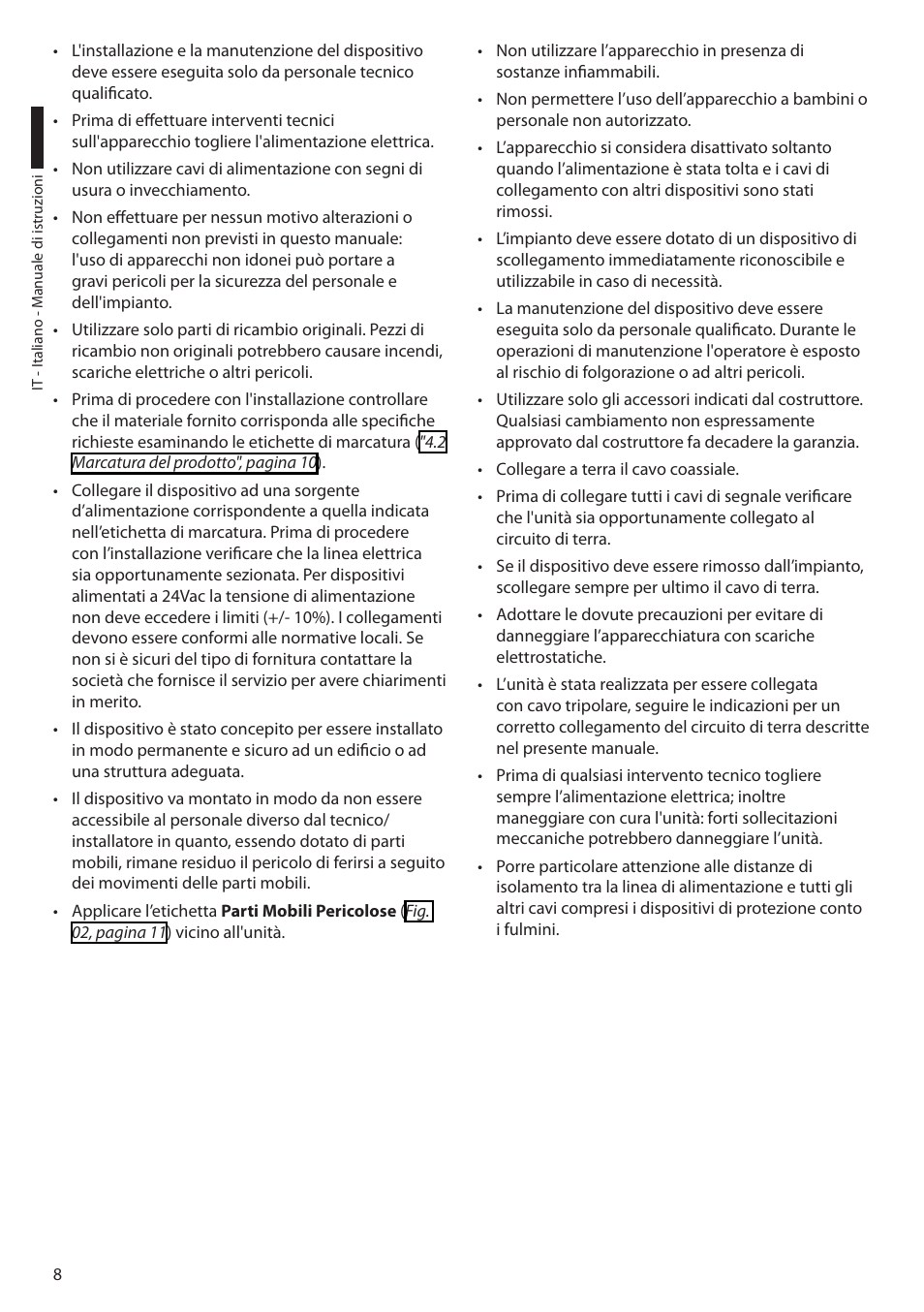 Videotec ULISSE COMPACT THERMAL User Manual | Page 76 / 268