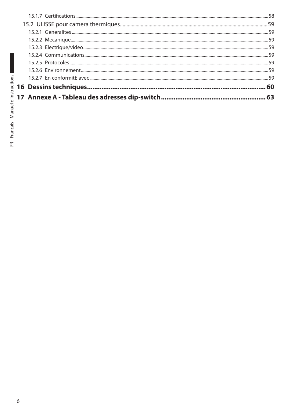 Videotec ULISSE User Manual | Page 144 / 276
