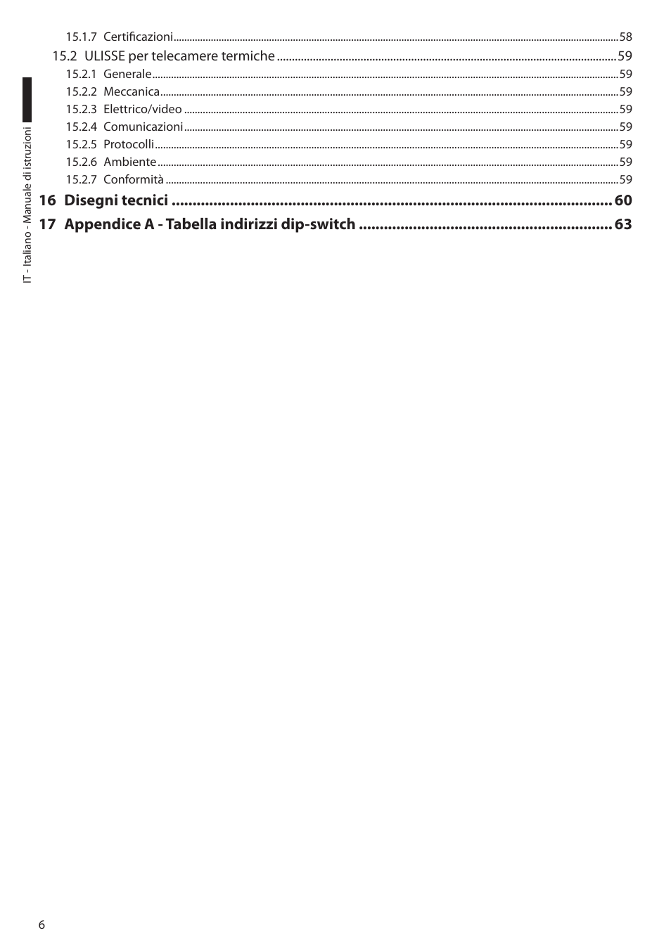 Videotec ULISSE User Manual | Page 76 / 276