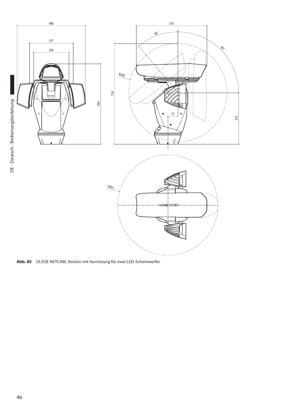 Videotec ULISSE NETCAM User Manual | Page 198 / 204
