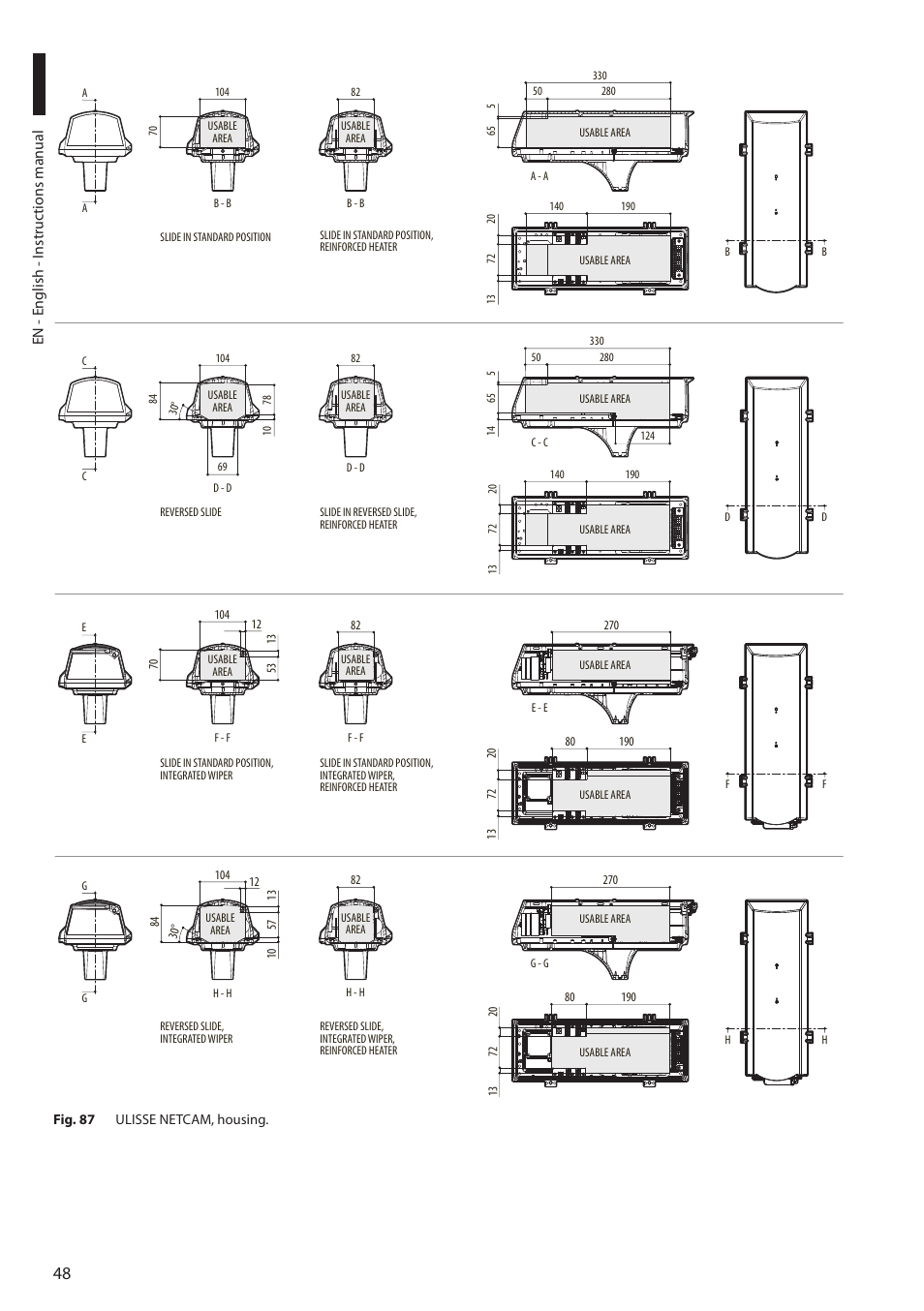 Videotec ULISSE NETCAM User Manual | Page 50 / 204