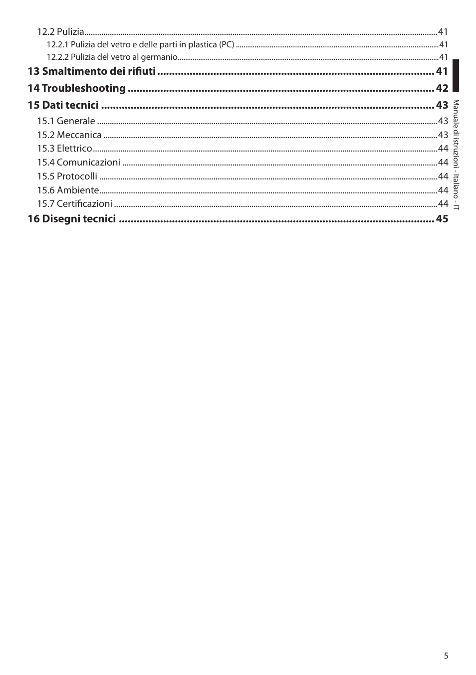 16 disegni tecnici | Videotec ULISSE NETCAM User Manual | Page 57 / 204