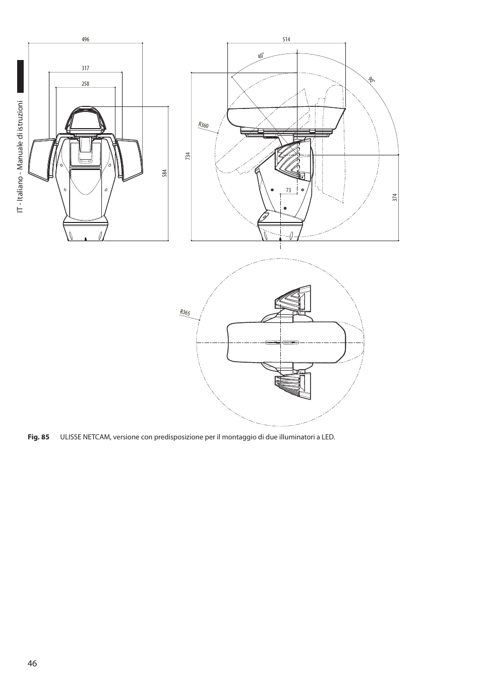 Videotec ULISSE NETCAM User Manual | Page 98 / 204