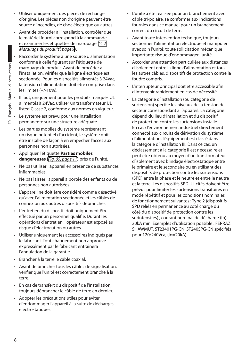 Videotec ULISSE PLUS User Manual | Page 126 / 236
