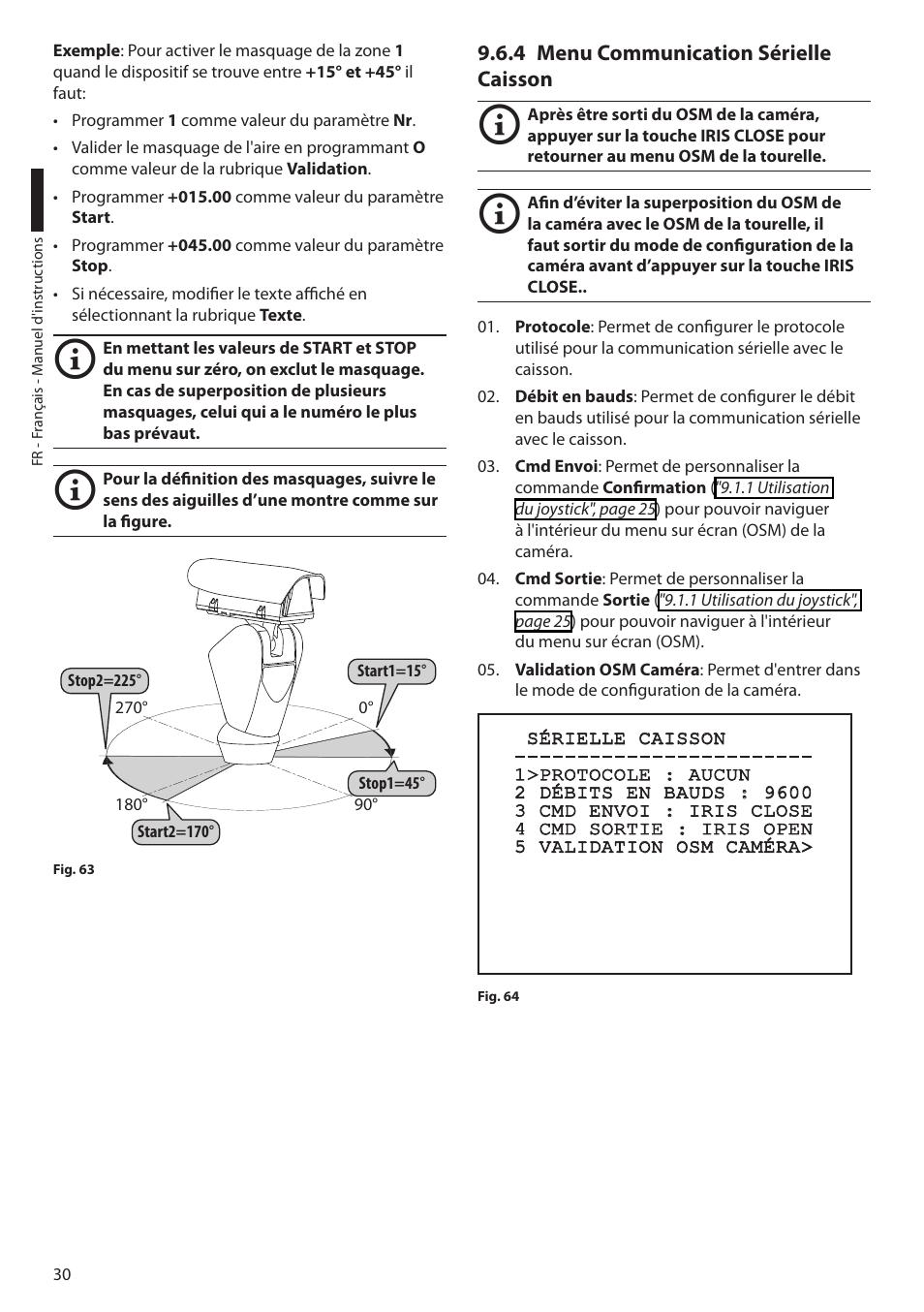 4 menu communication sérielle caisson | Videotec ULISSE PLUS User Manual | Page 148 / 236