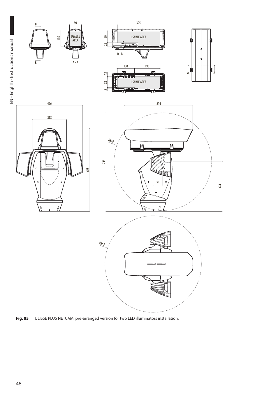 Videotec ULISSE PLUS NETCAM User Manual | Page 48 / 196