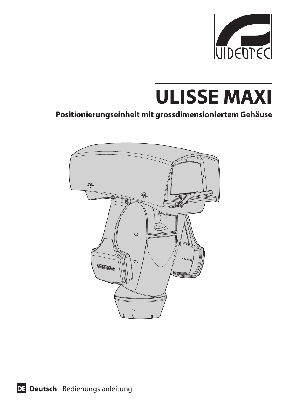Deutsch, Ulisse maxi | Videotec ULISSE MAXI User Manual | Page 183 / 244