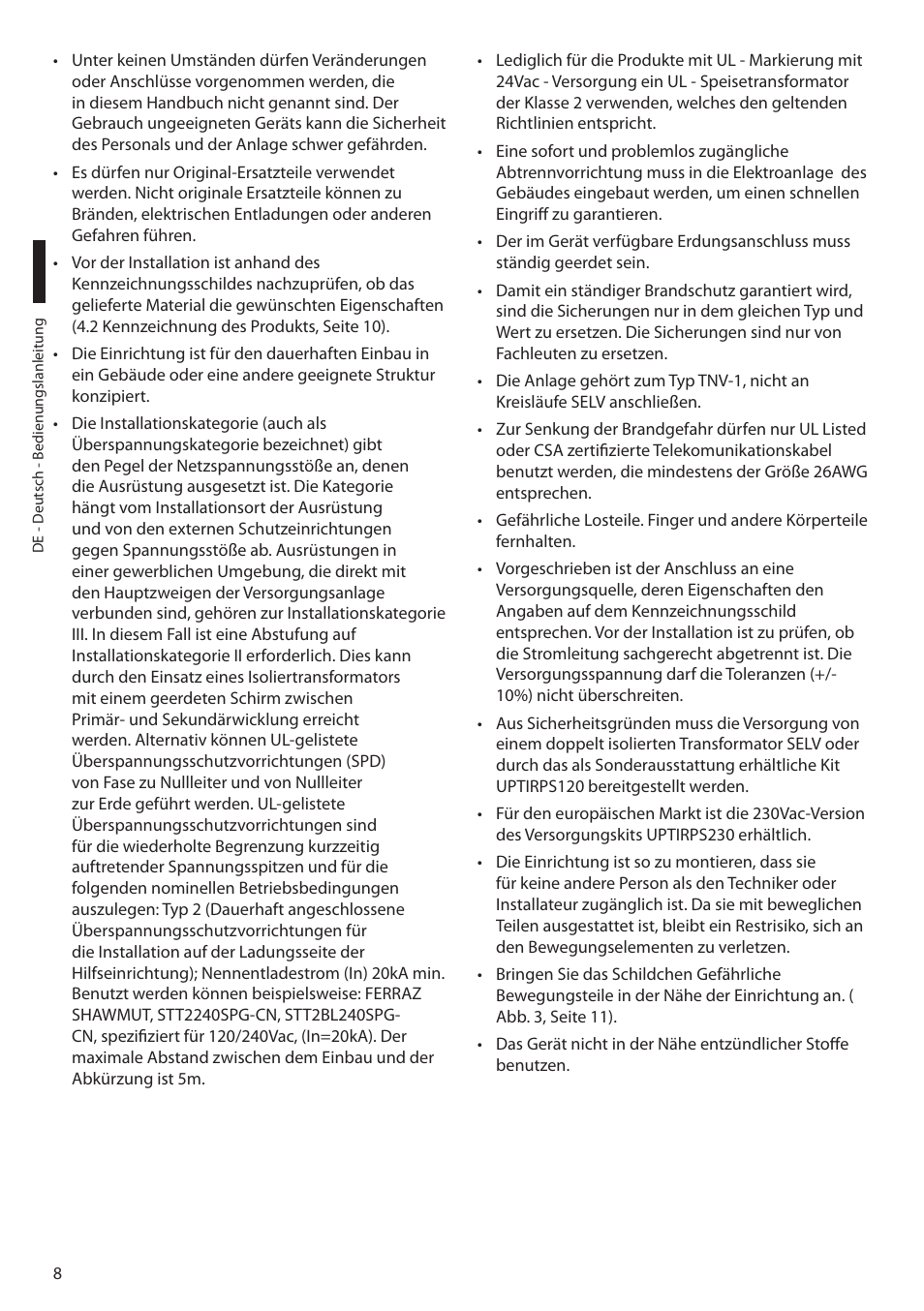 Videotec ULISSE MAXI NETCAM User Manual | Page 142 / 180