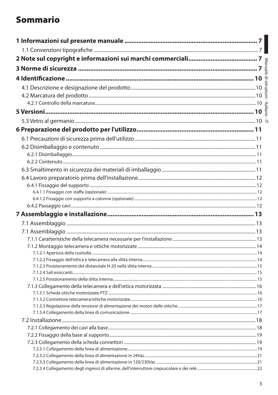 Videotec ULISSE MAXI NETCAM User Manual | Page 49 / 180